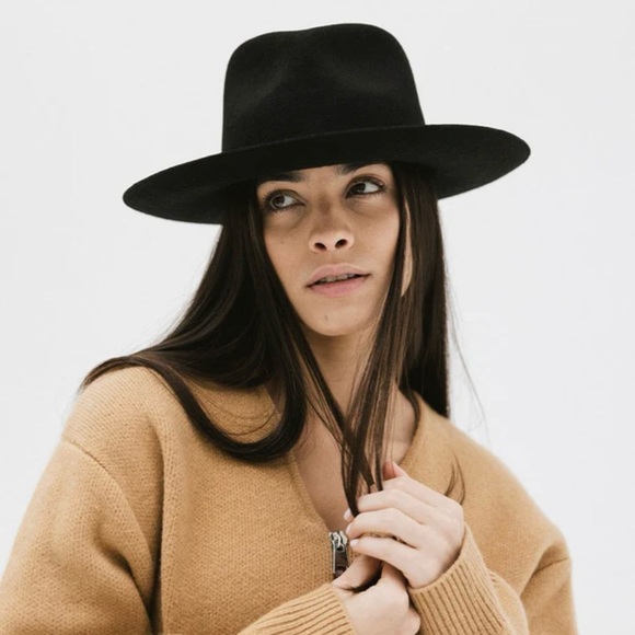 NWT Gigi Pip Zephyr Rancher Hat in Black Size S/M - Picture 2 of 6